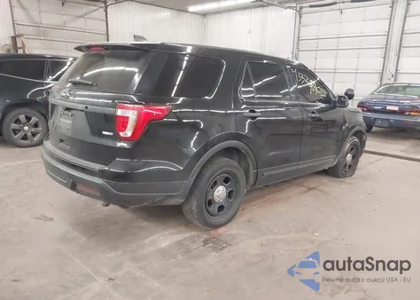 2018 Ford Police Interceptor из США, поврежденный, VIN 1FM5K8AR0JGC75626